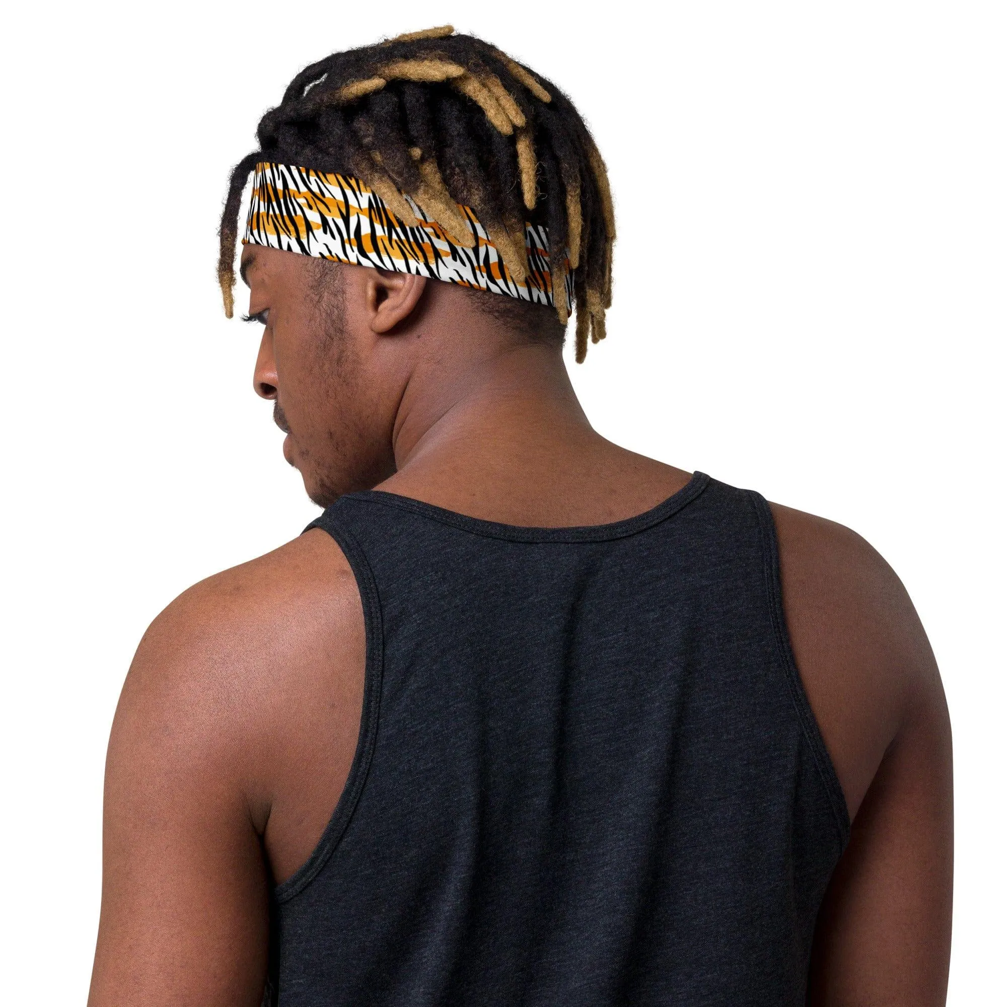 80's Tiger Pattern Sports Quick Dry Headband