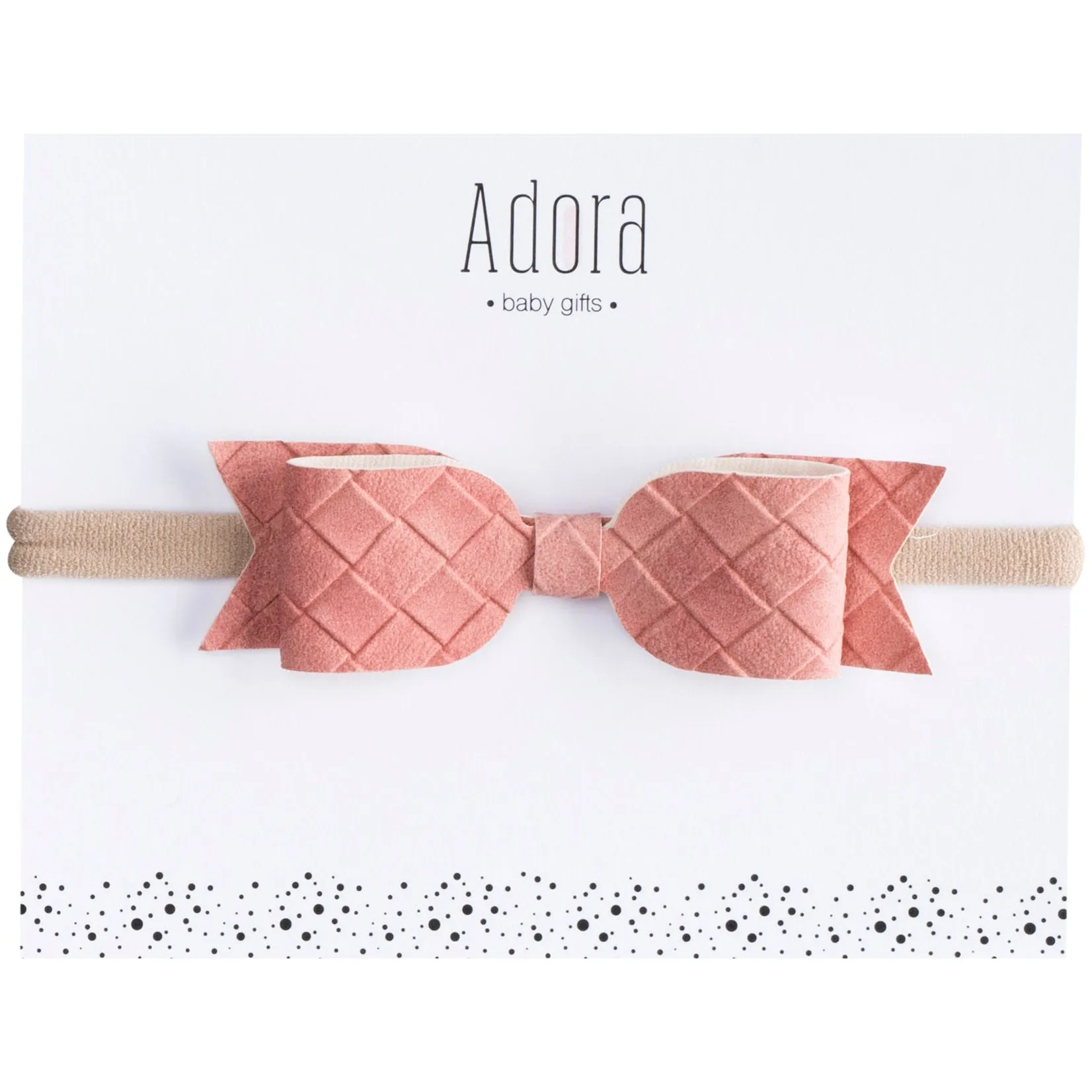 Adora Suede Bow Headband