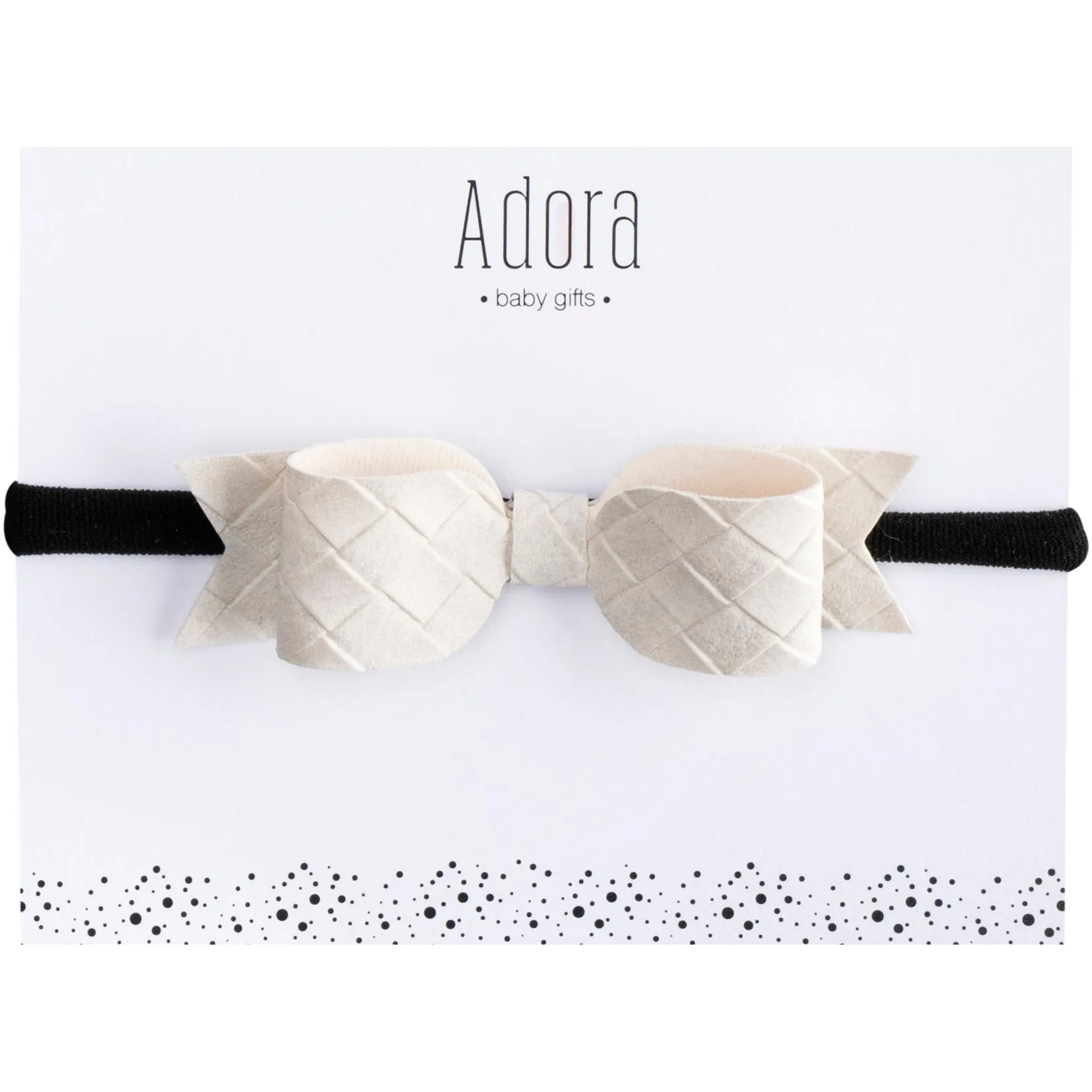 Adora Suede Bow Headband