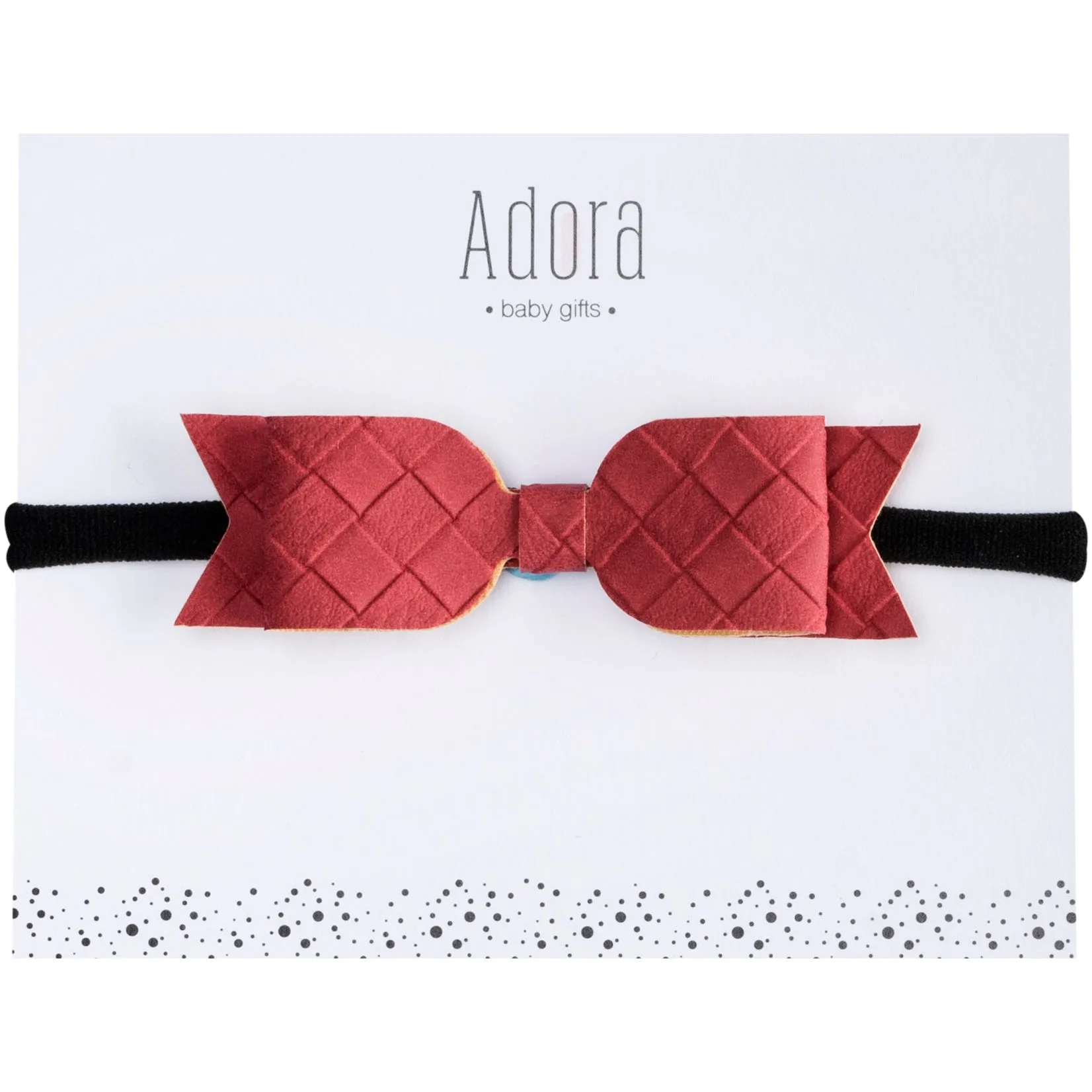 Adora Suede Bow Headband