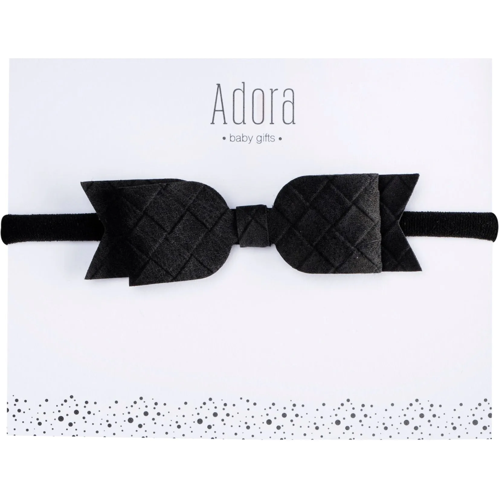 Adora Suede Bow Headband