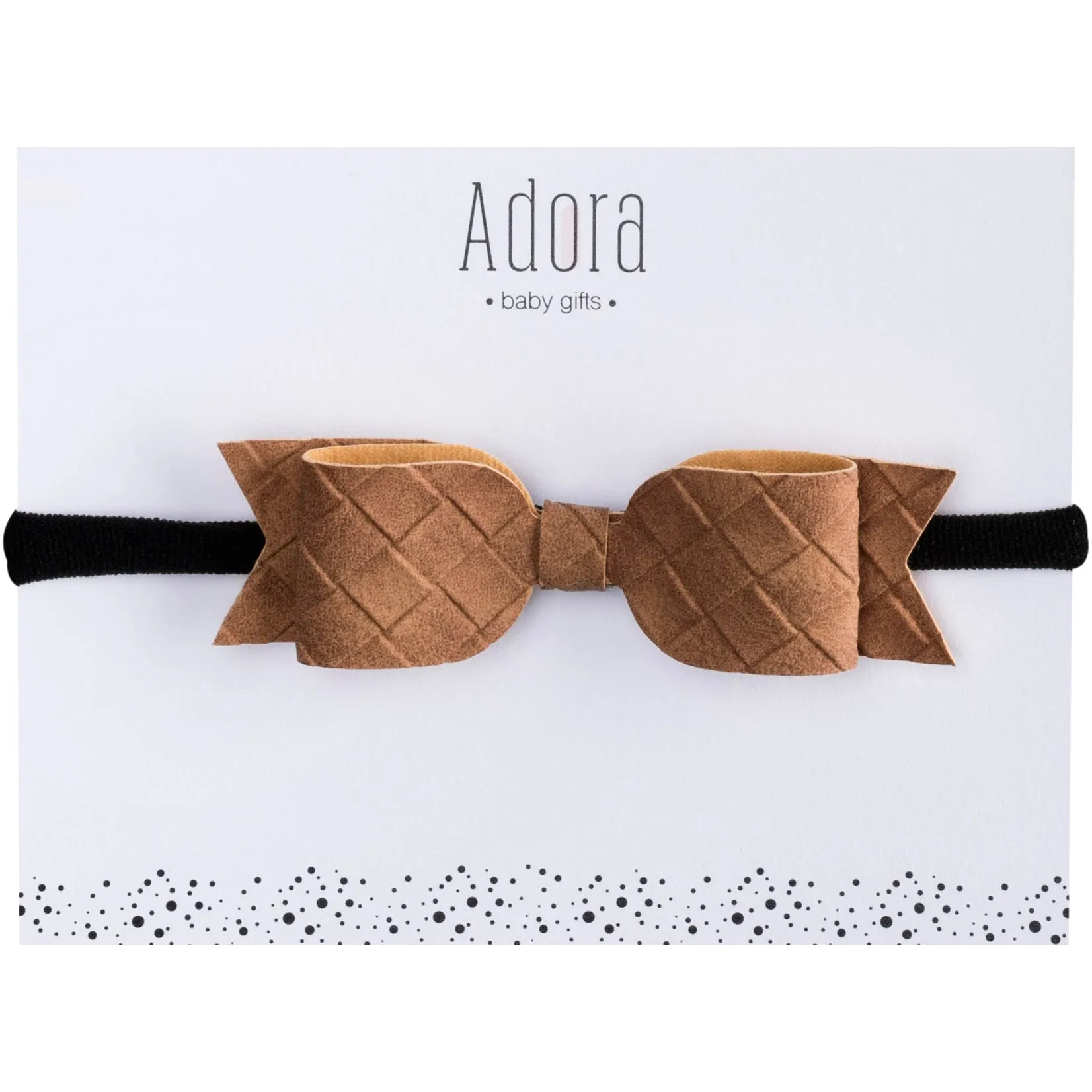 Adora Suede Bow Headband