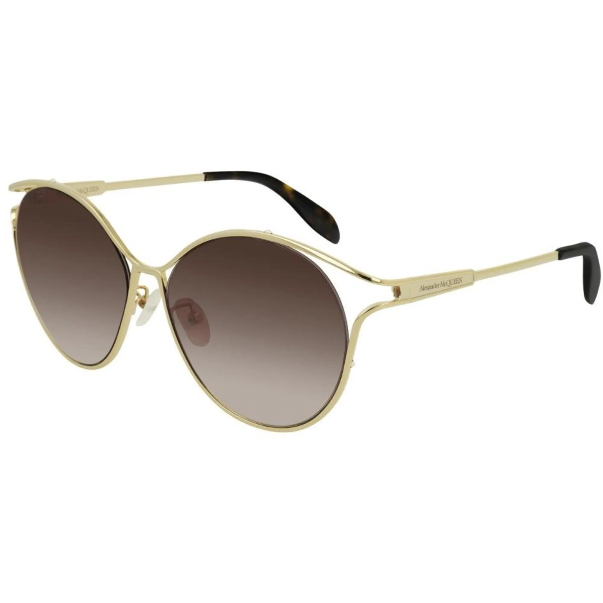 Alexander Mcqueen Women's Sunglasses - Round Frame | ALEXANDER MCQUEEN AM0210SA 002