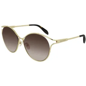 Alexander Mcqueen Women's Sunglasses - Round Frame | ALEXANDER MCQUEEN AM0210SA 002