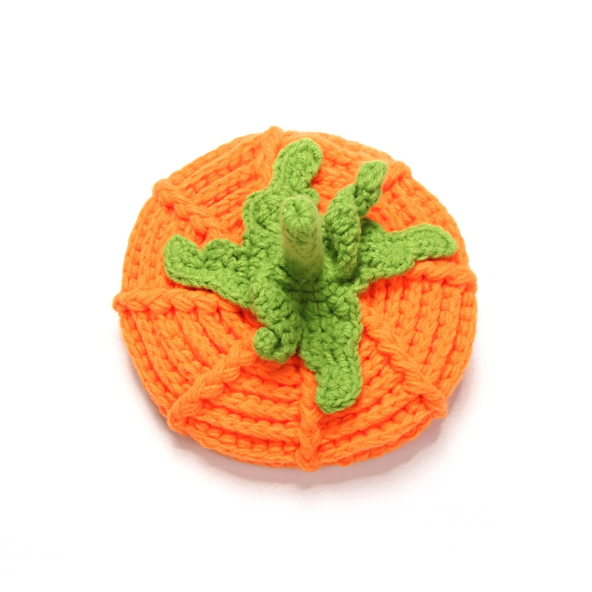 Babymoon Baby Pumpkin Style Cap | Baby Photography Props | Halloween | Orange