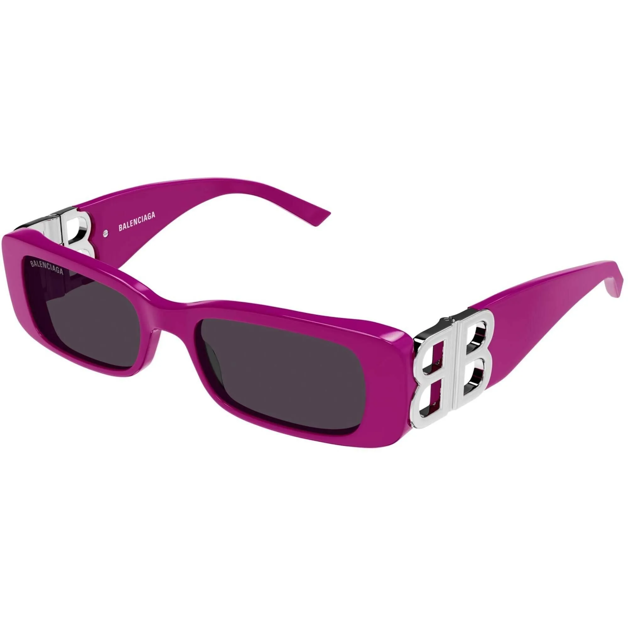 Balenciaga Women's Sunglasses - Fuchsia Butterfly Shape Frame Grey Lens | BB0096S 016