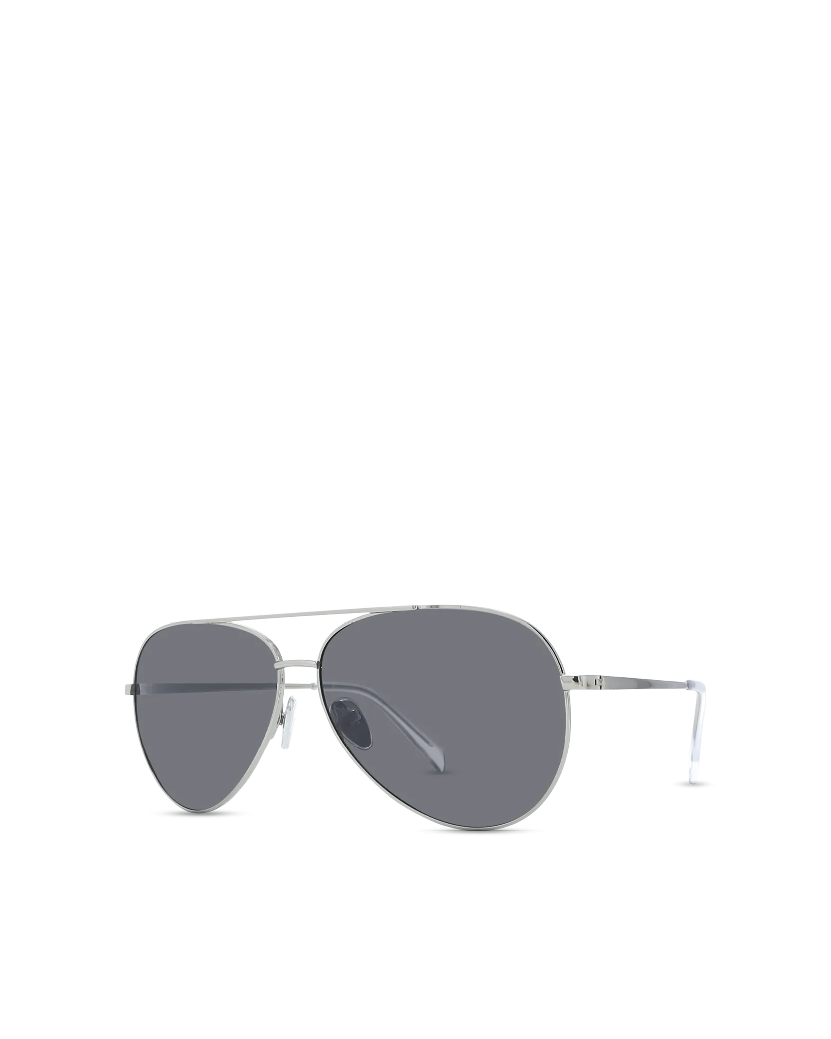 BANBE EYEWEAR Womens The Campbell Sunglasses - Silver /Smoke