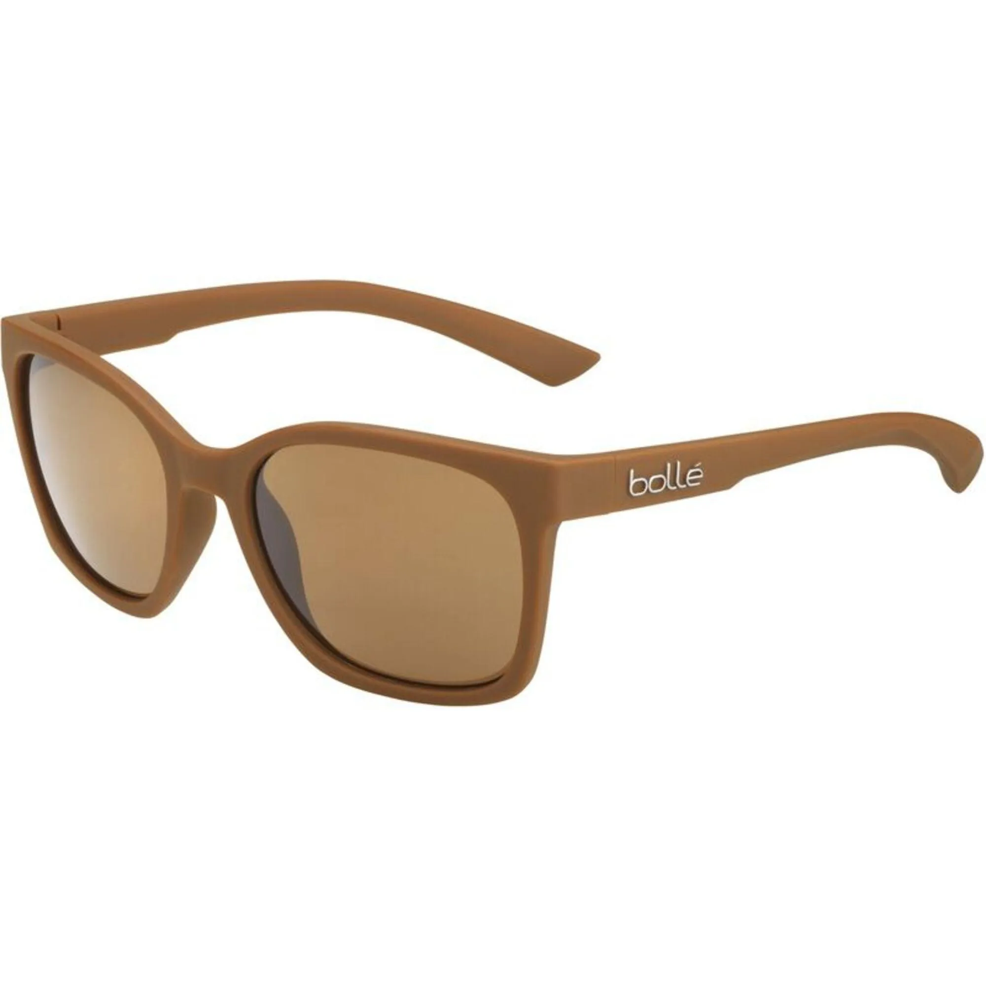 Bolle Women's Sunglasses - Square | BOLLE ADA BROWN MATT - HD POLARIZED BROWN CAT 3