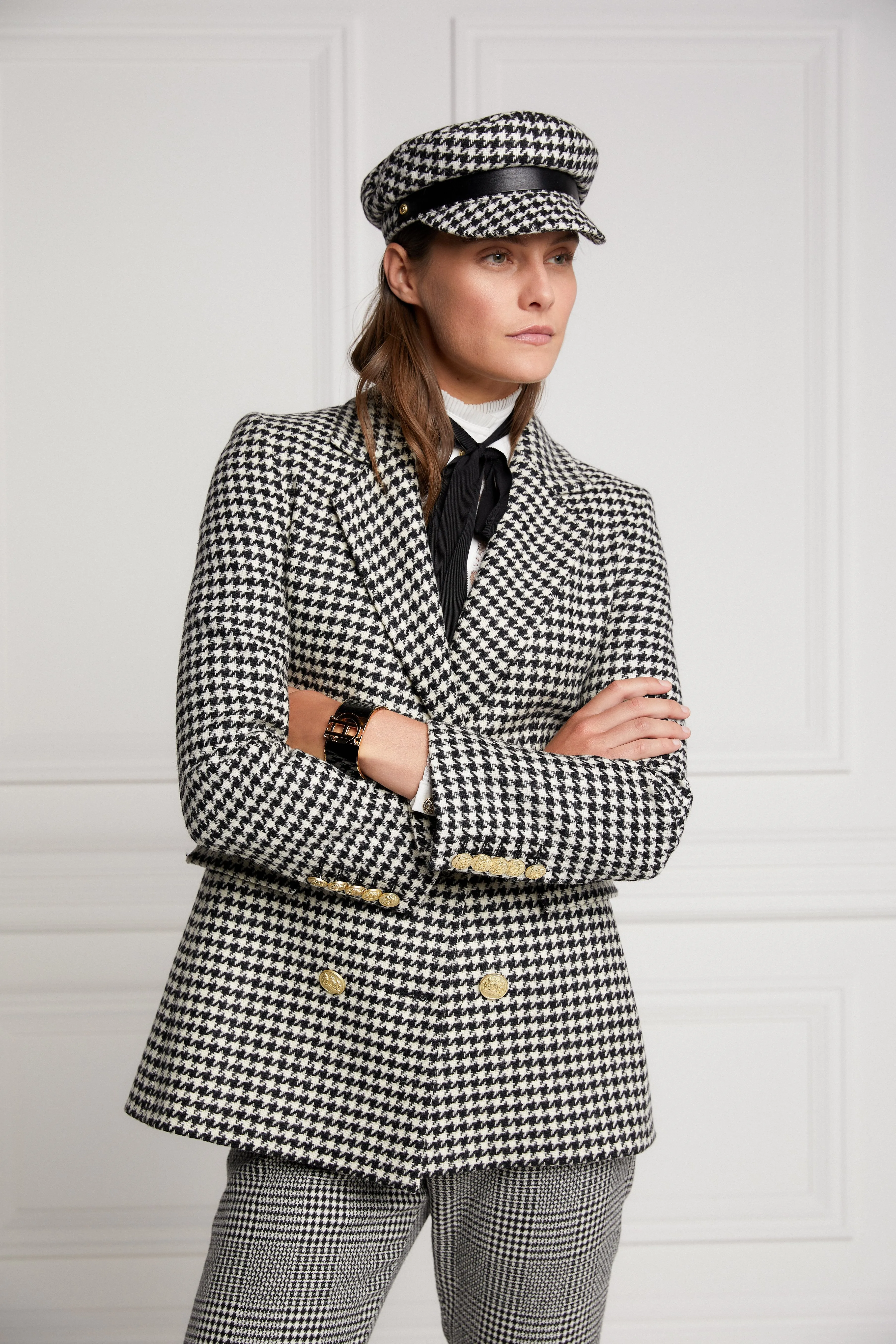 Bretton Hat (Houndstooth)