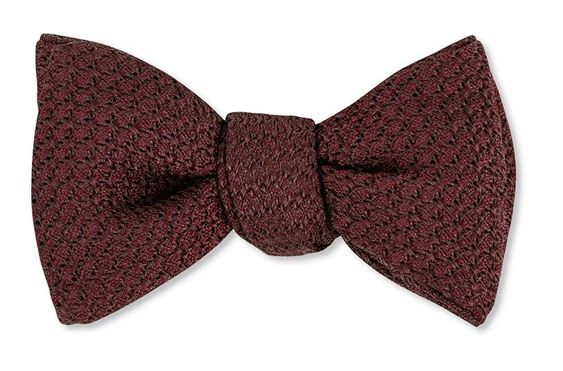 Burgundy Grenadine Bow Tie - B5666