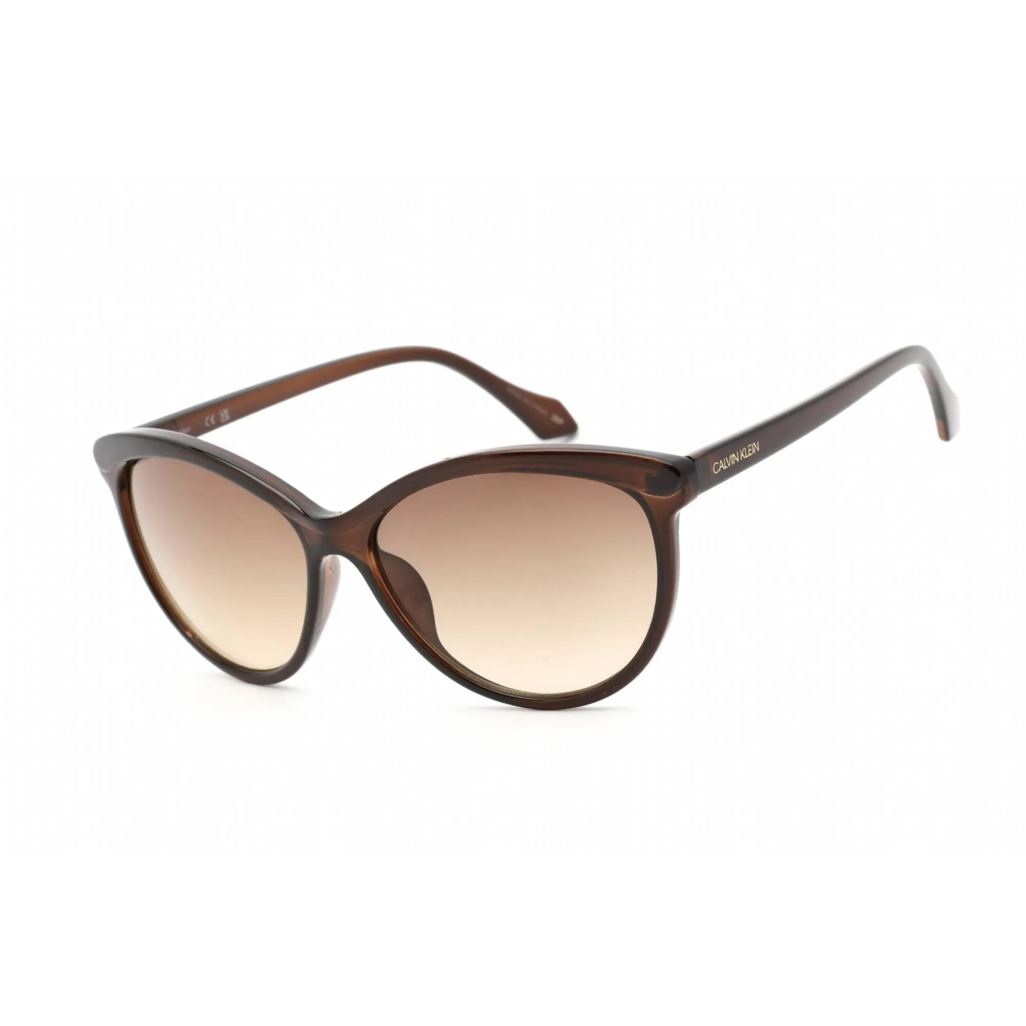 Calvin Klein Retail Women's Sunglasses - Crystal Brown Cat Eye Frame | CK19534S 210