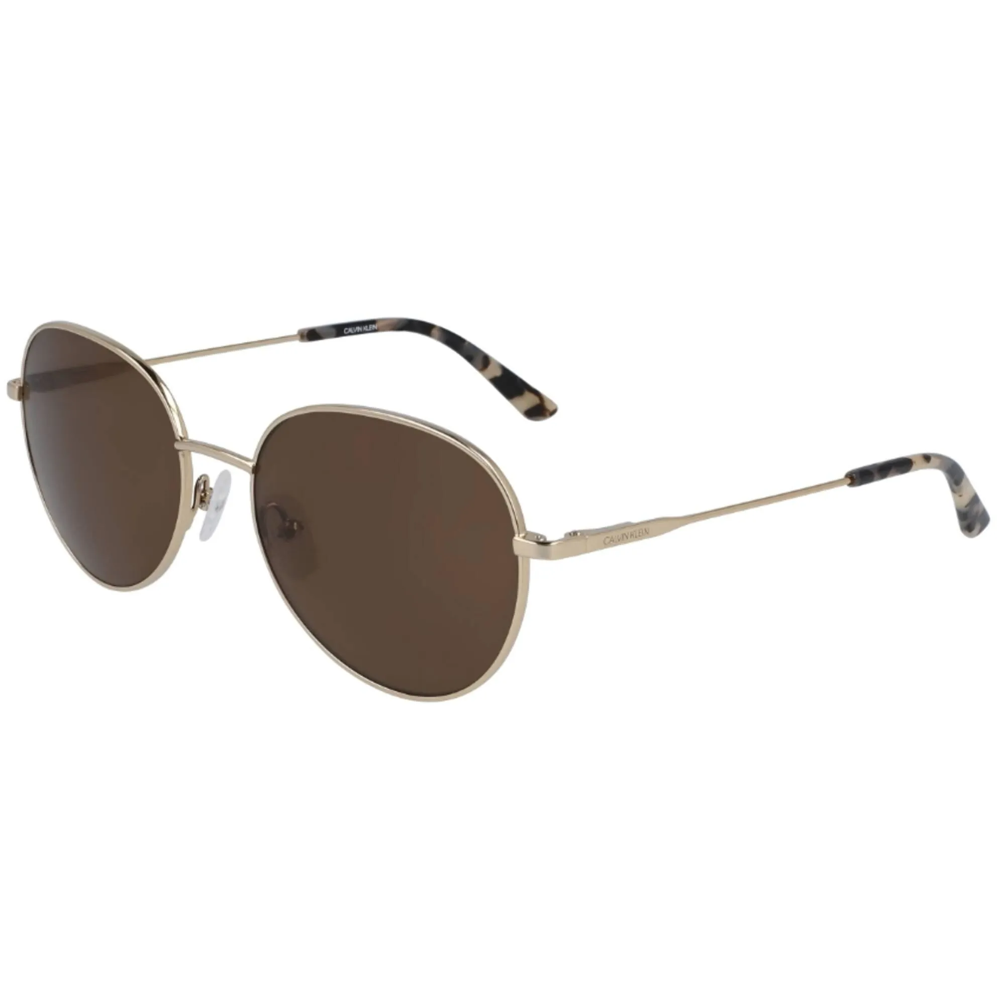 Calvin Klein Women's Sunglasses - Gold Frame Brown Lens | CALVIN KLEIN CK20104S 717