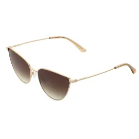 Calvin Klein Women's Sunglasses - Shiny Gold Cat Eye Metal Frame | CK20136S 717