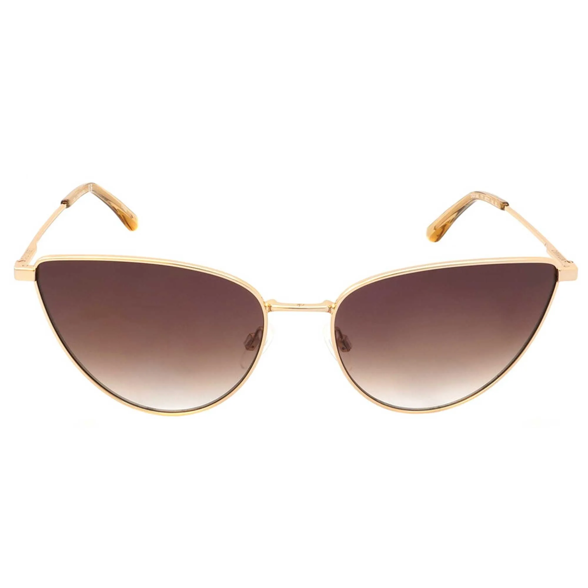 Calvin Klein Women's Sunglasses - Shiny Gold Cat Eye Metal Frame | CK20136S 717