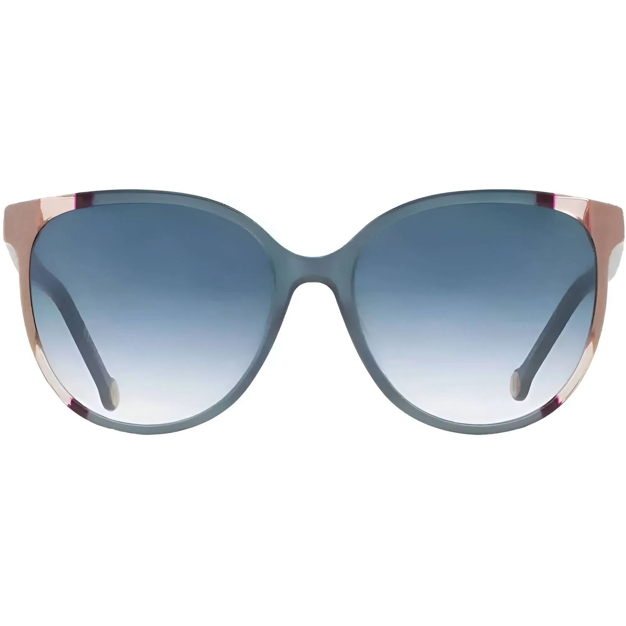 Carolina Herrera Women's Sunglasses - Teal Brown Plastic Cat Eye | CH 0063/S 0HBJ