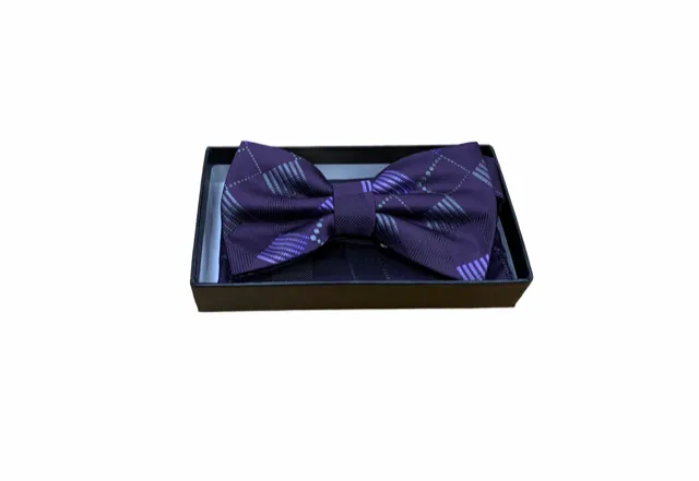 CASWELL'S BOW TIE & POCKET SQUARE SET