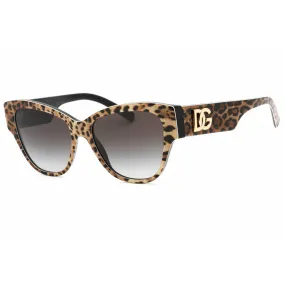 Dolce & Gabbana Women's Sunglasses - Brown Leopard Print On Black | 0DG4449 31638G