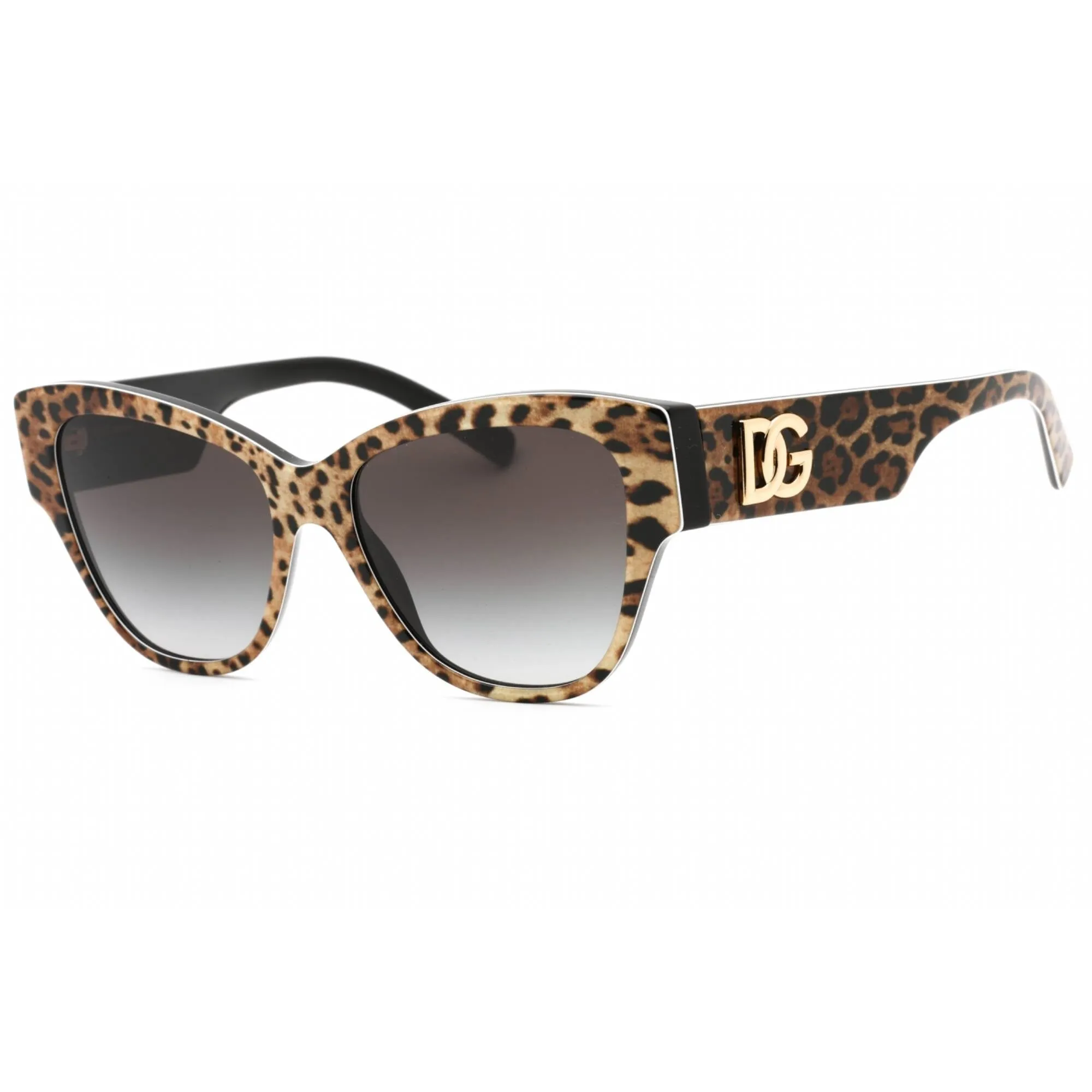 Dolce & Gabbana Women's Sunglasses - Brown Leopard Print On Black | 0DG4449 31638G