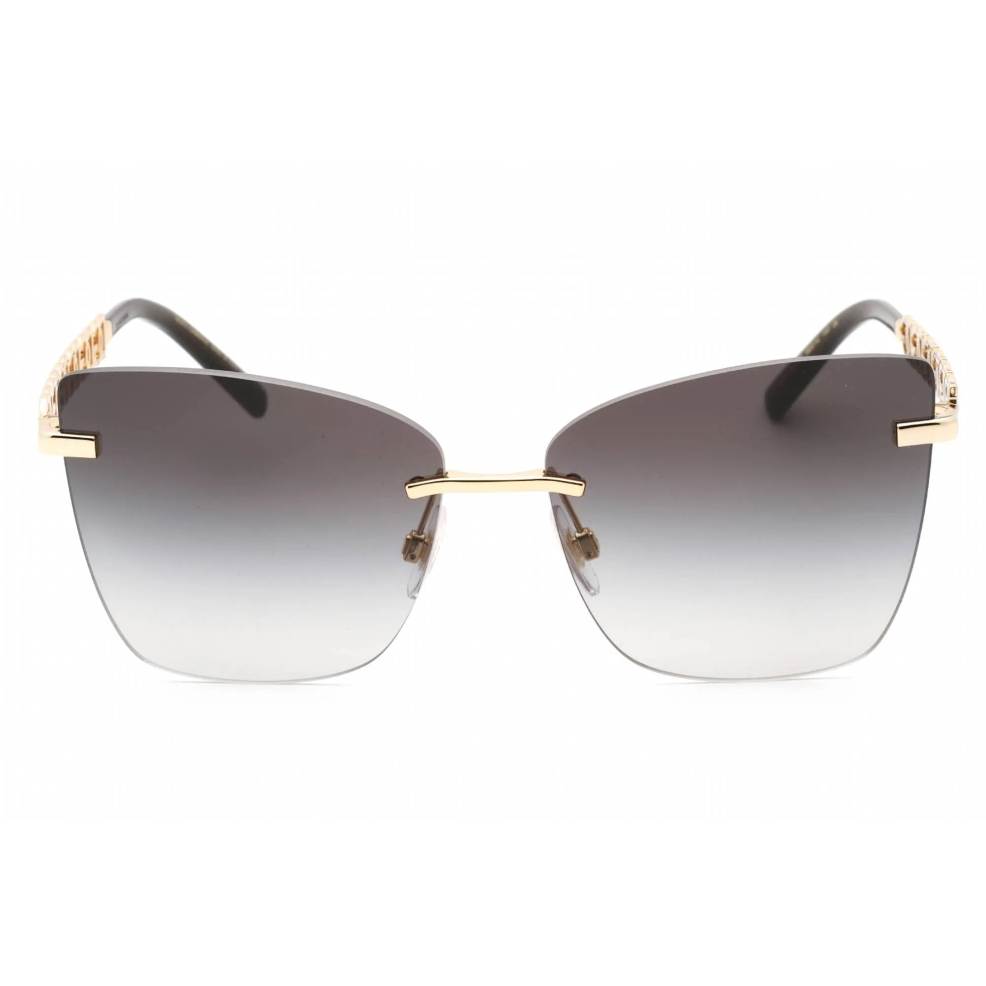 Dolce & Gabbana Women's Sunglasses - Gold/Black Cat Eye Metal Frame | 0DG2289 02/8G