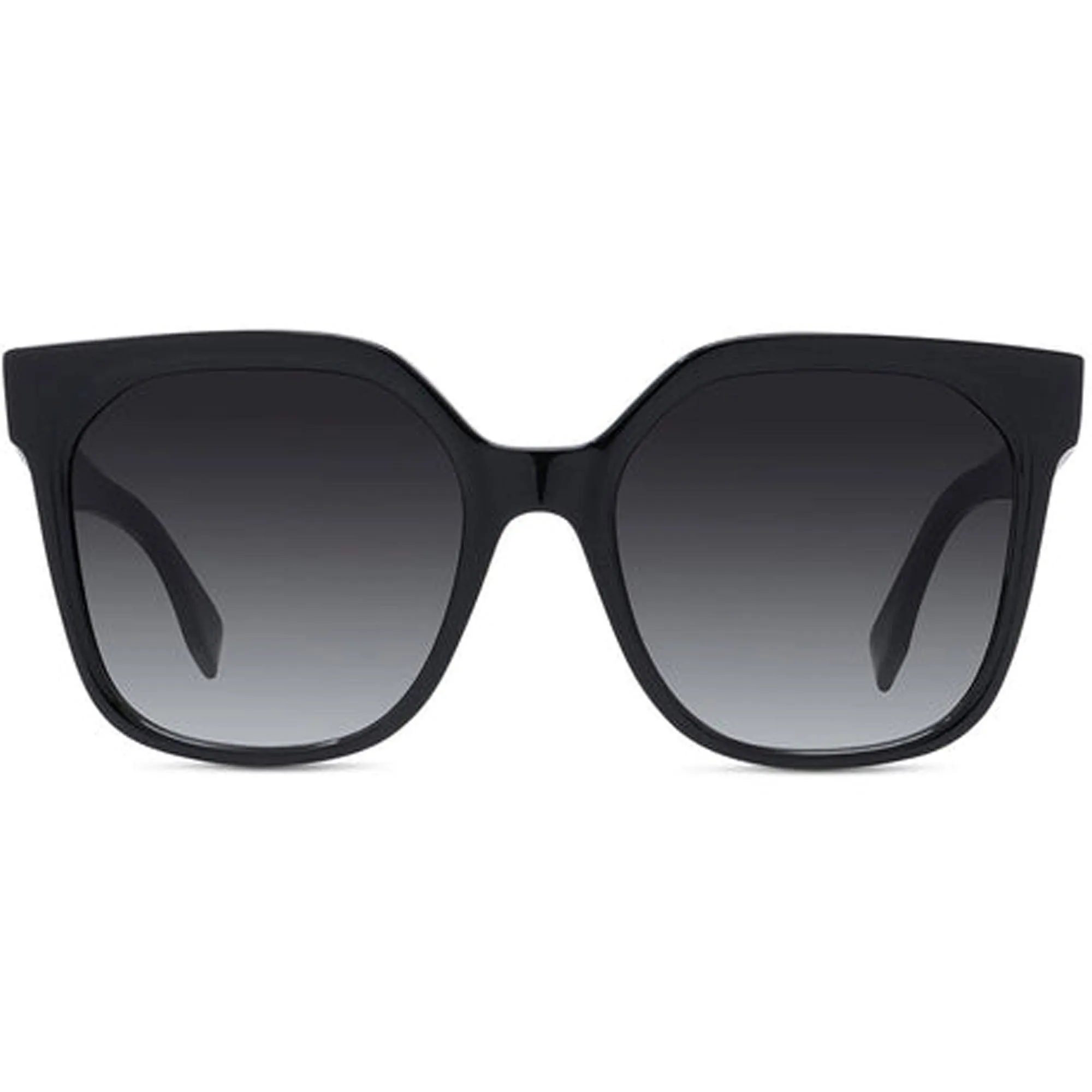 Fendi Women's Sunglasses - Full Rim Black Plastic Cat Eye Shape Frame | FE40008U 01A