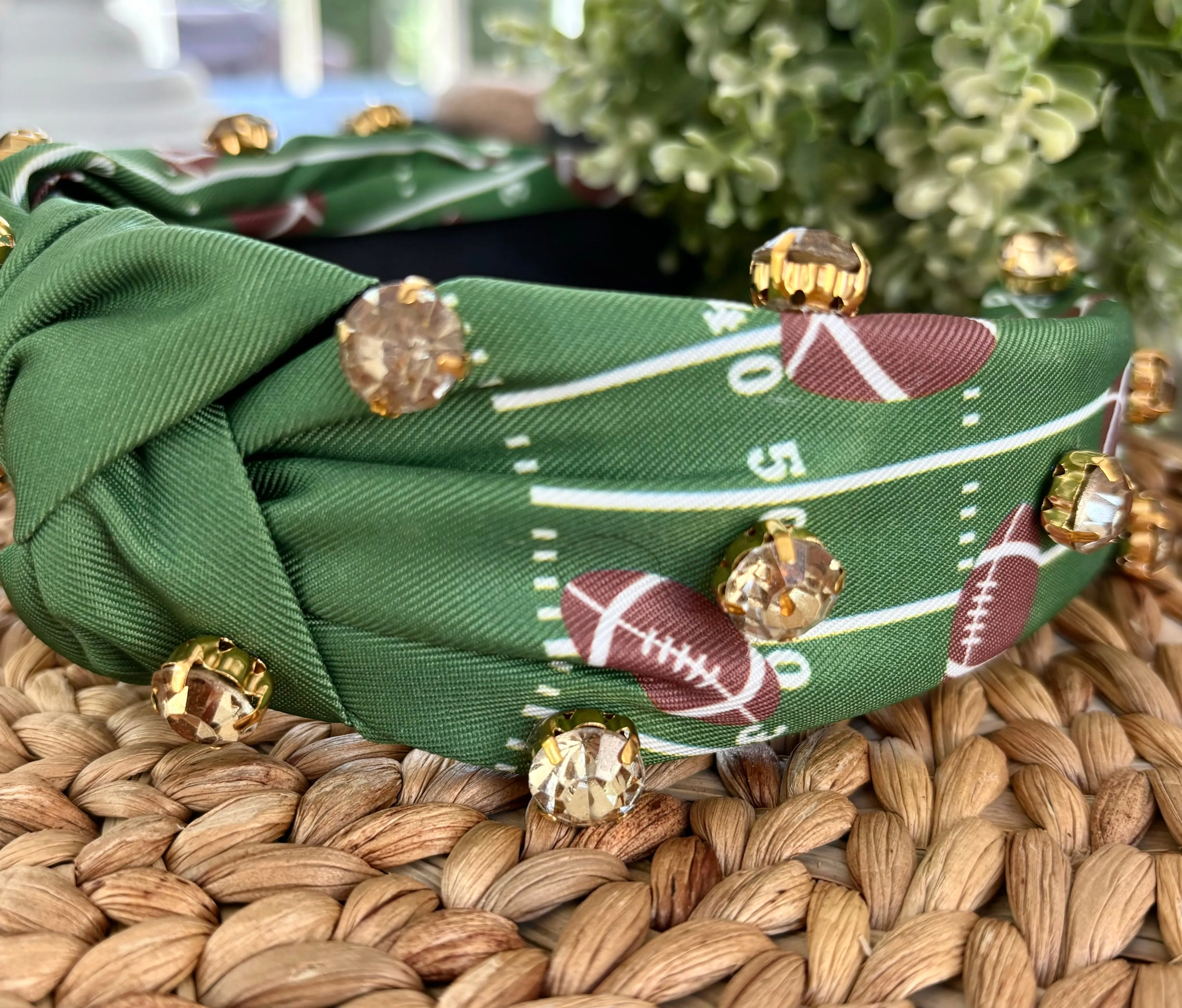 Football Embellished Headbands