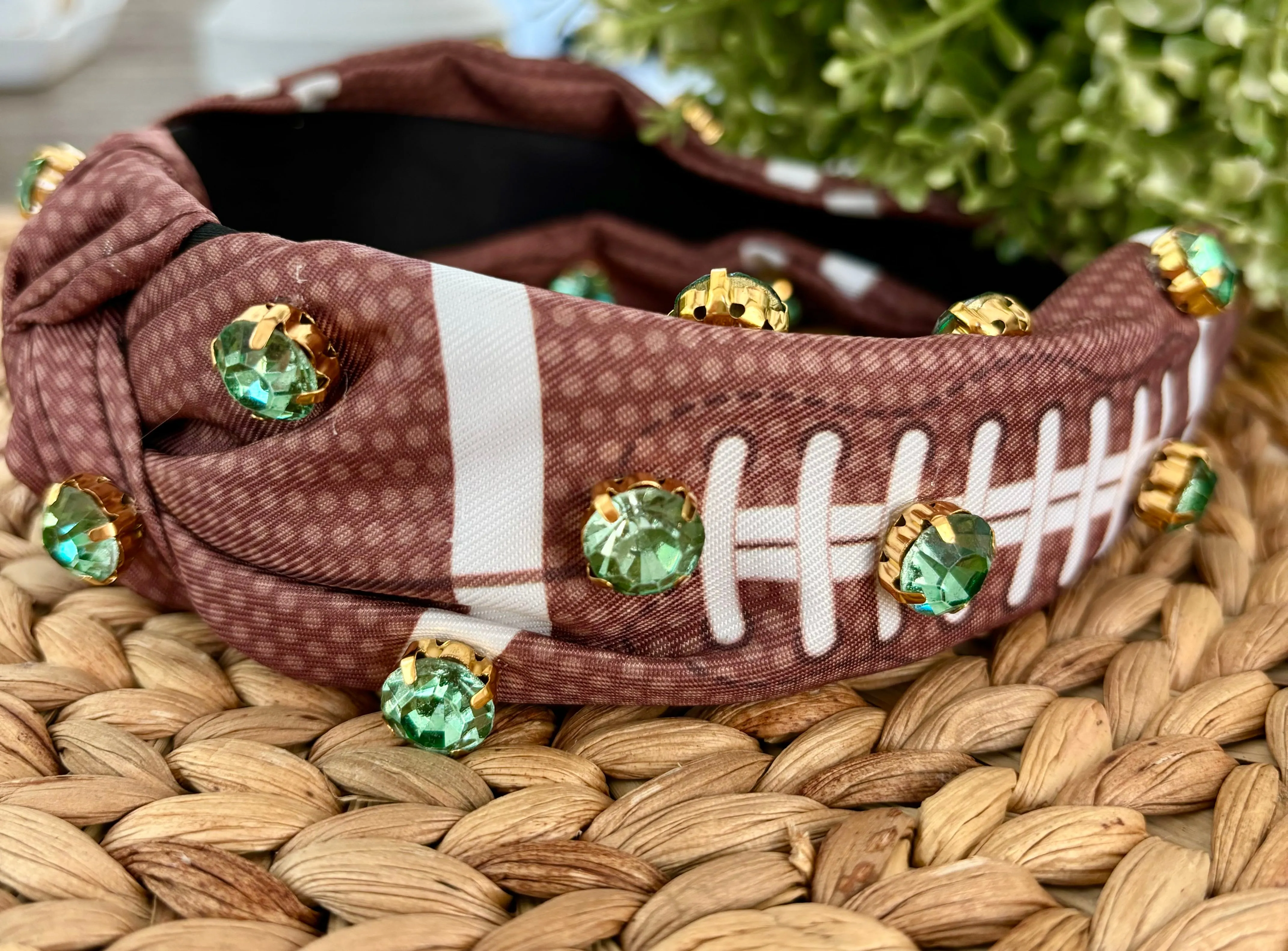 Football Embellished Headbands