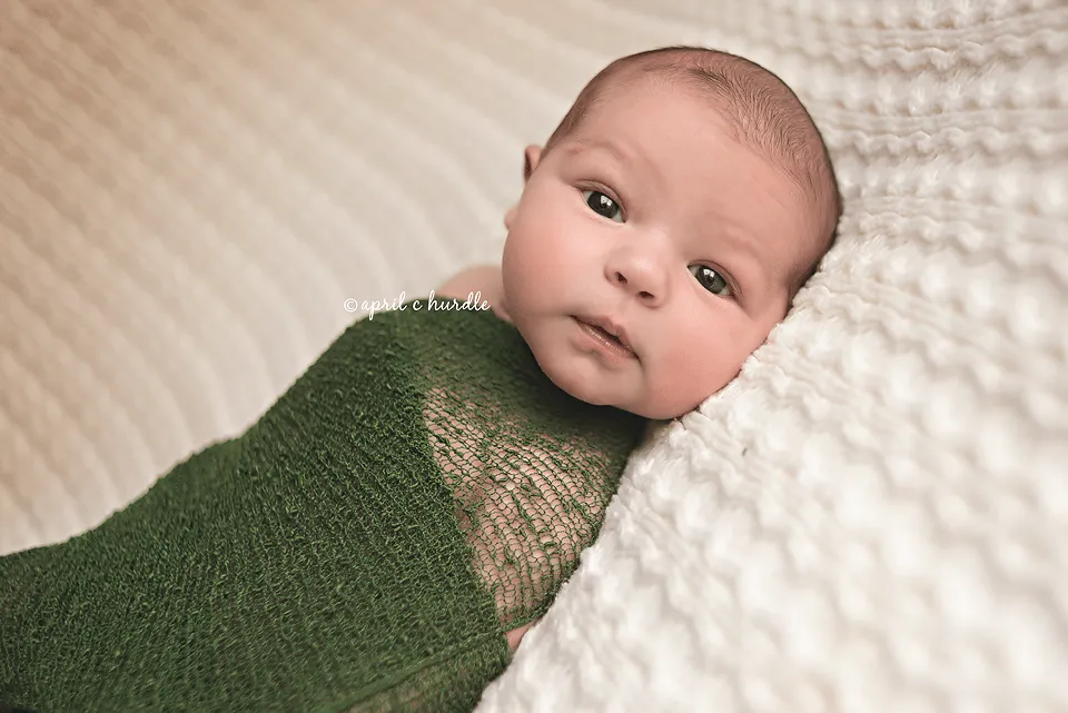 Forest Green Stretch Knit Baby Wrap