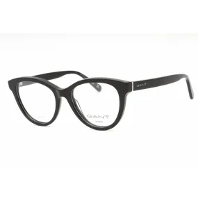 Gant Women's Eyeglasses - Shiny Black Plastic Cat Eye Full Rim 53mm Frame | GA4153 001