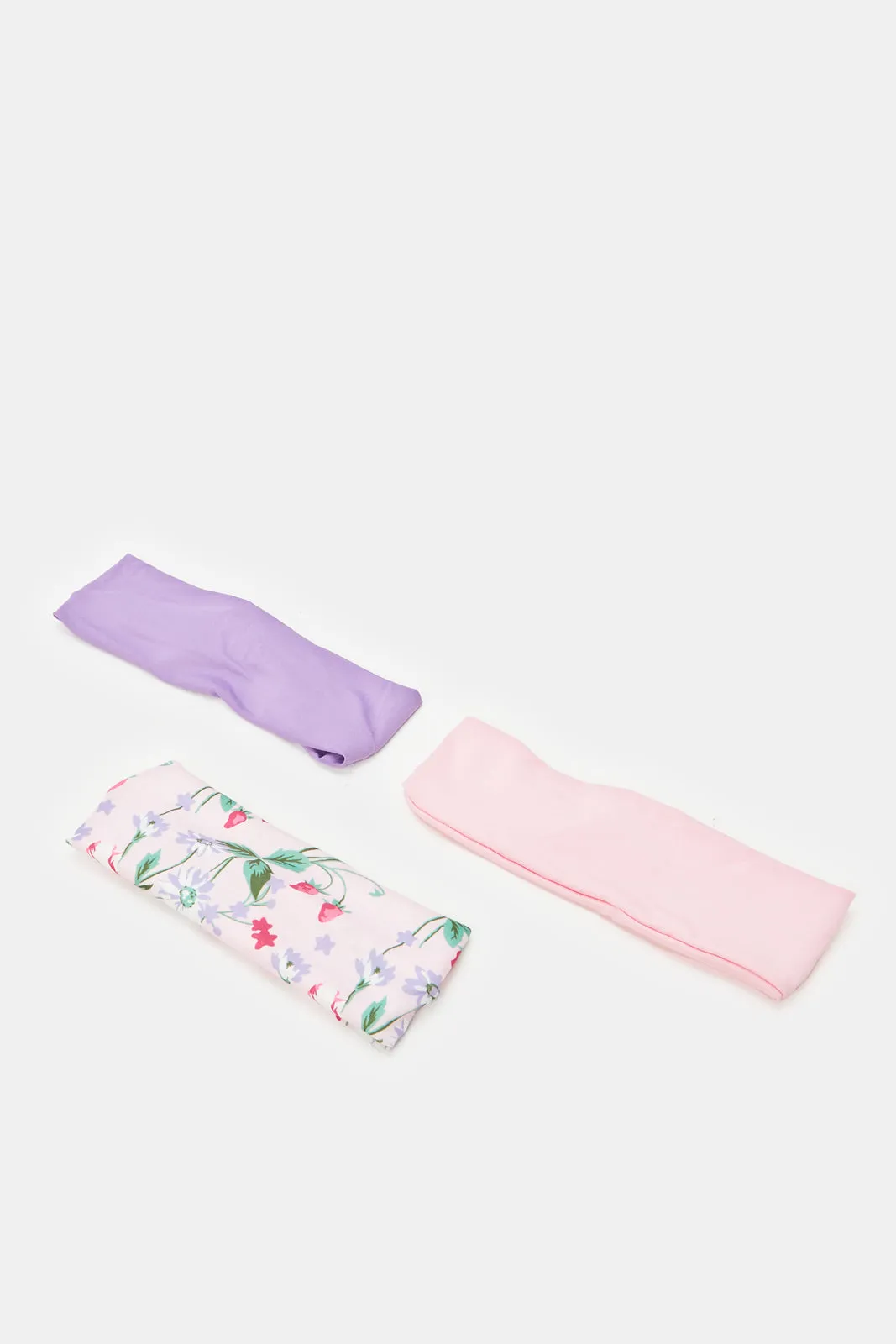 Girls Assorted Printed Hair Band Set (Pack of 3)