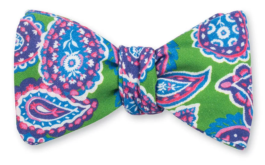 Green Florentine Bow Tie - B5470