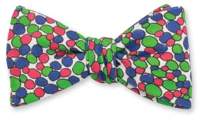 Green/Pink Cellular Bow Tie - B5477