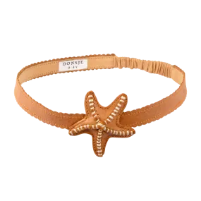 Gurt Headband | Starfish | Toast Grain Leather