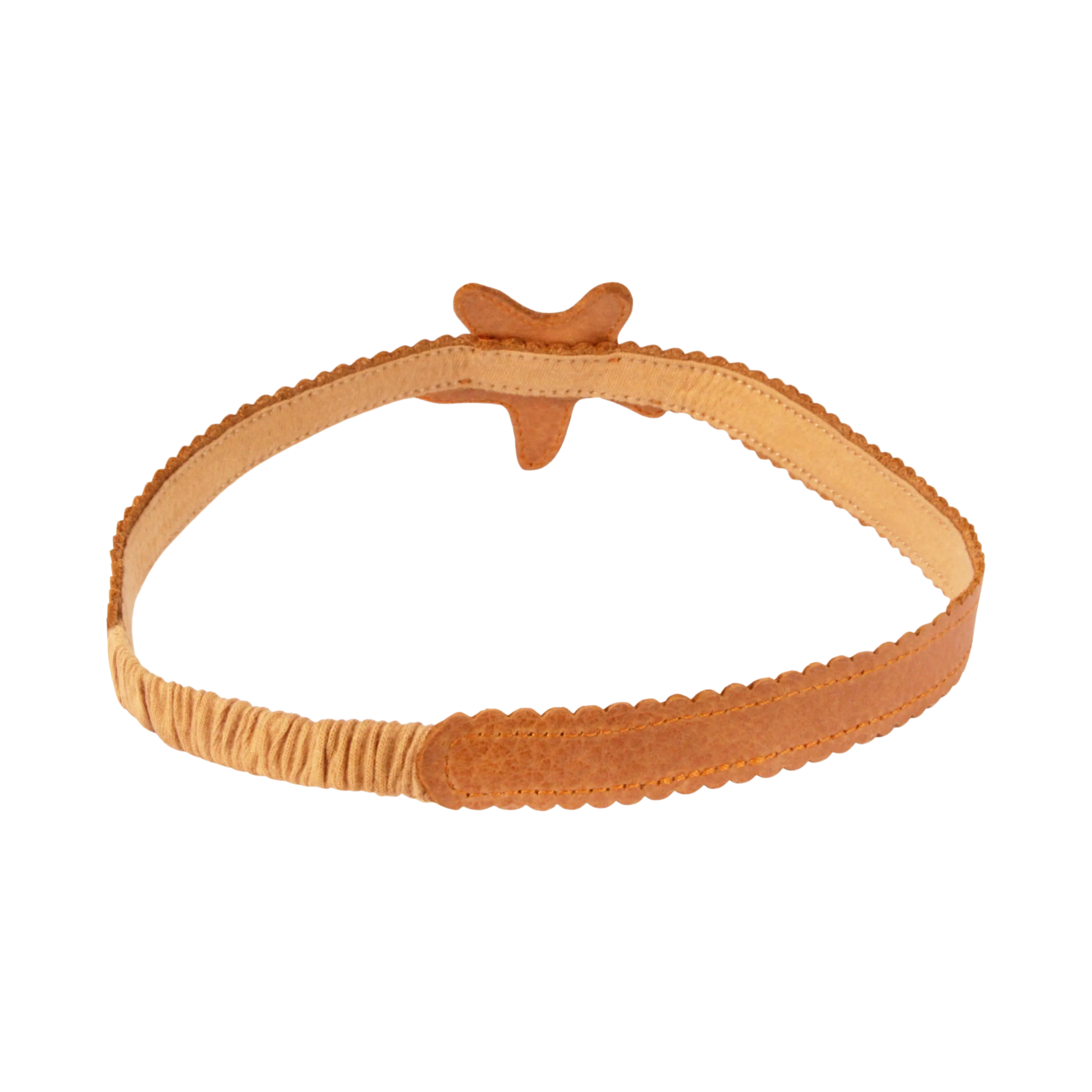 Gurt Headband | Starfish | Toast Grain Leather