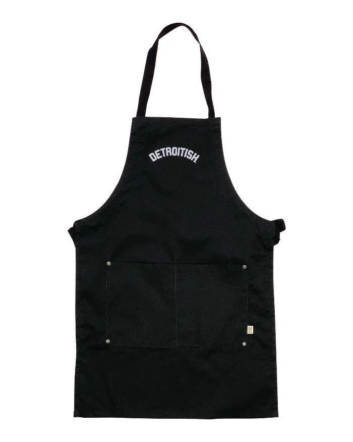 Ink Detroit Detroitish Apron - Black