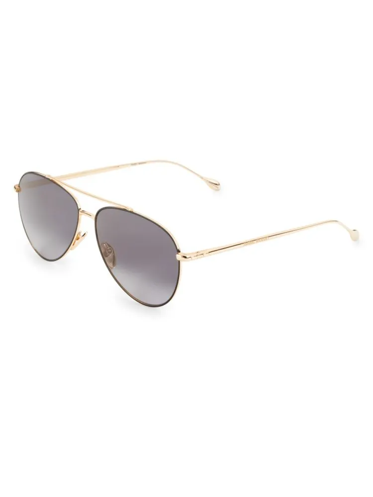 Isabel Marant 60MM Aviator Sunglasses, Orange