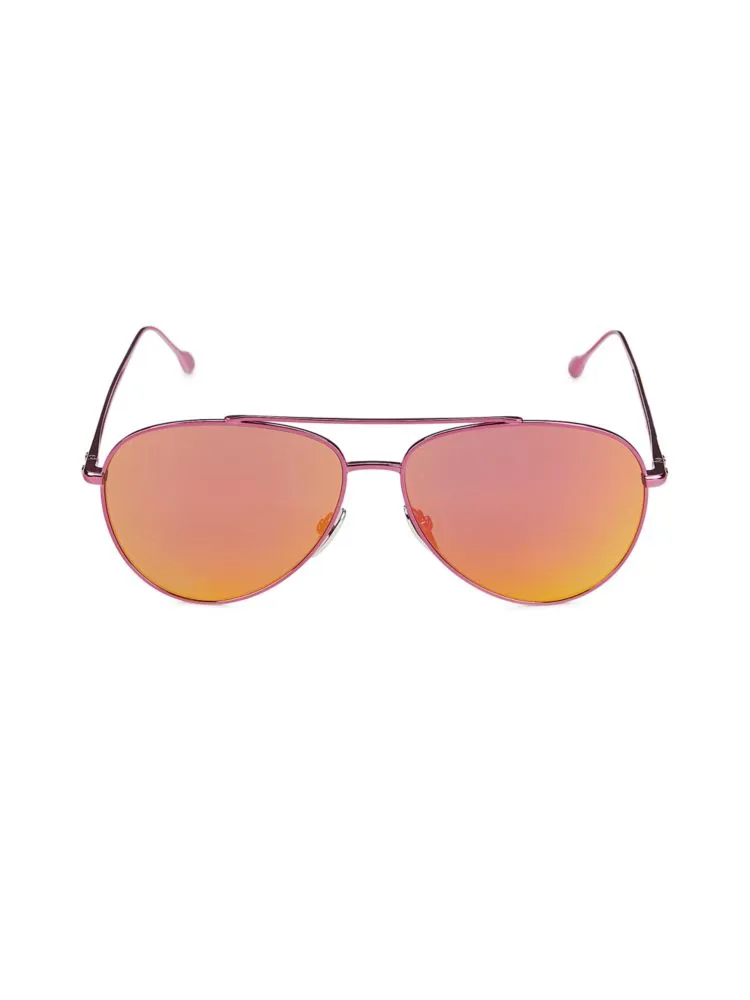 Isabel Marant 60MM Aviator Sunglasses, Orange