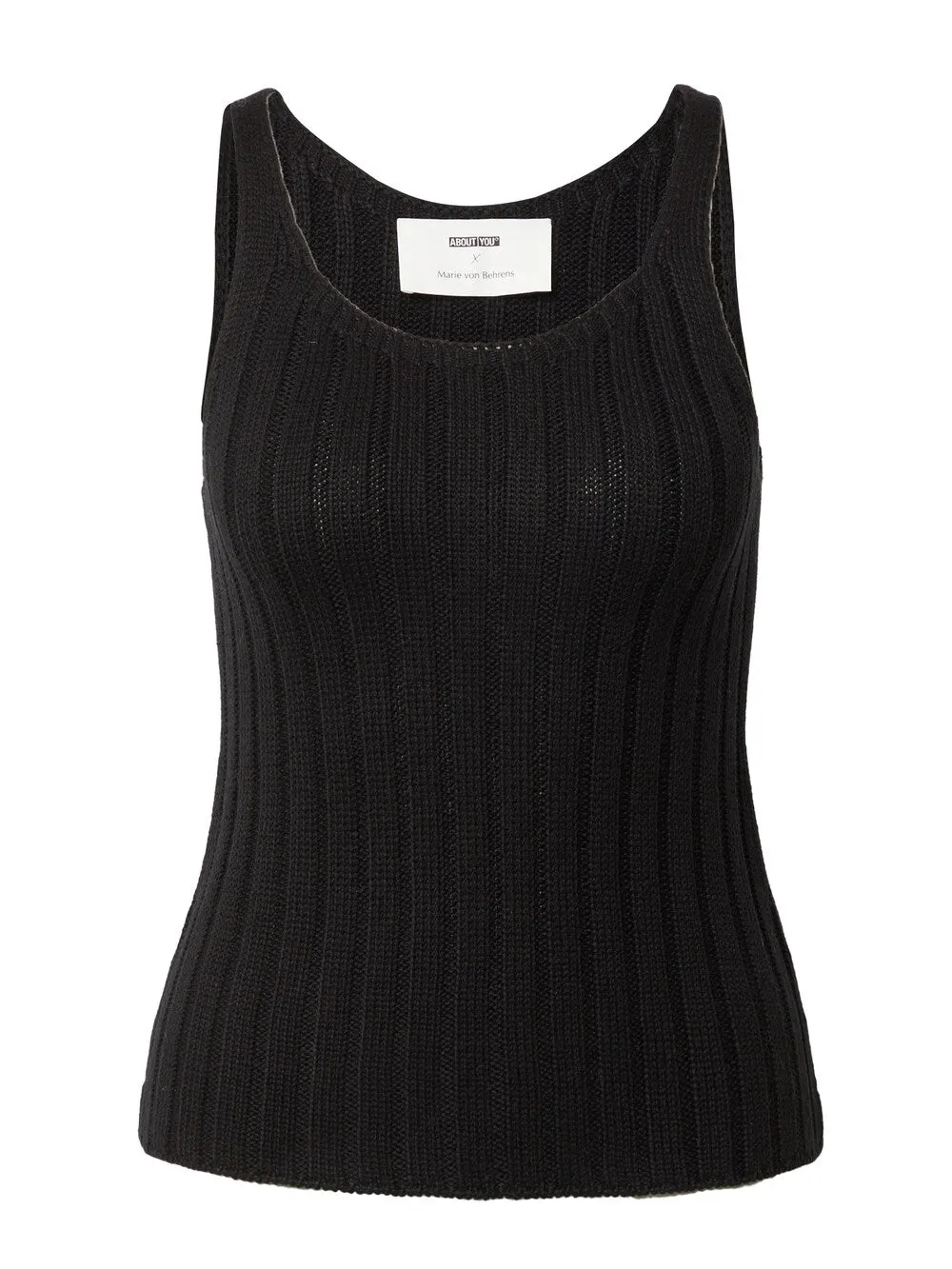 Knitted top About You Ronja, black