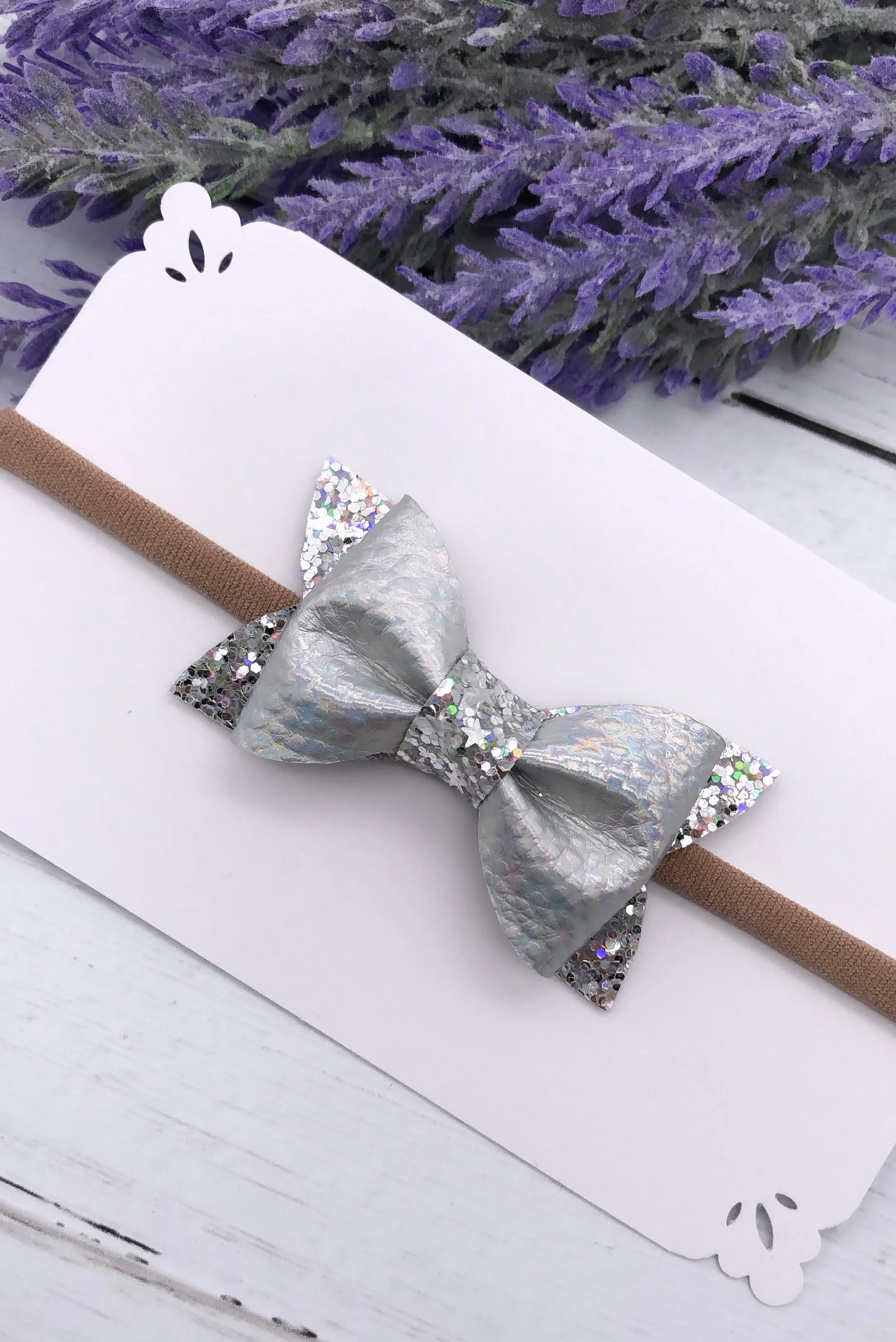 Leather Luna Bows