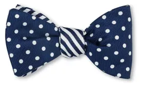 Navy Sherman/Windsor Dots Bow Tie - B713/2544