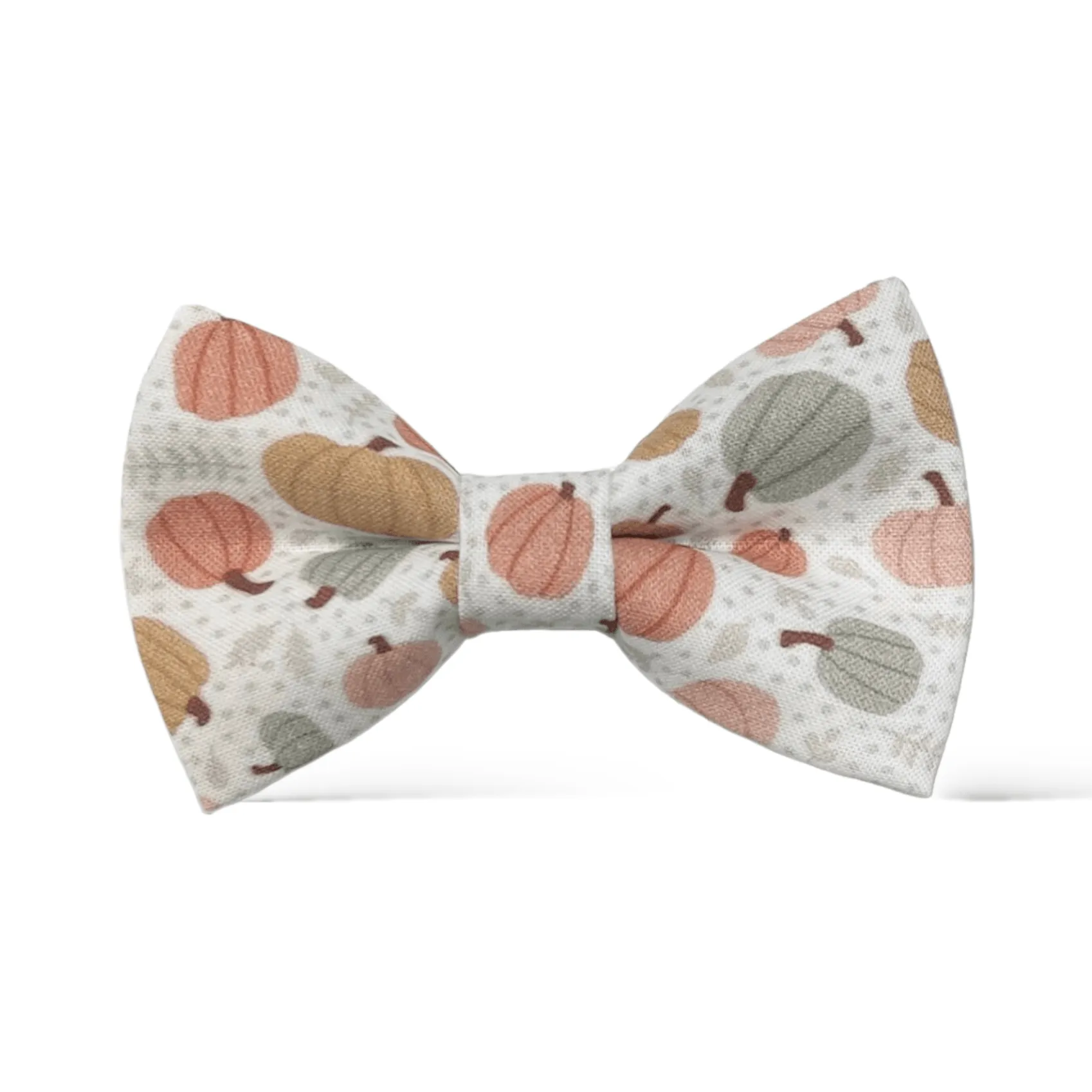 Neutral Pumpkin Cotton Bow Tie