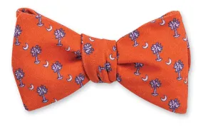 Orange Palmetto Bow Tie - B4856