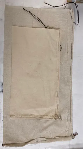 Osnaburg Woven Cotton Sample Bag