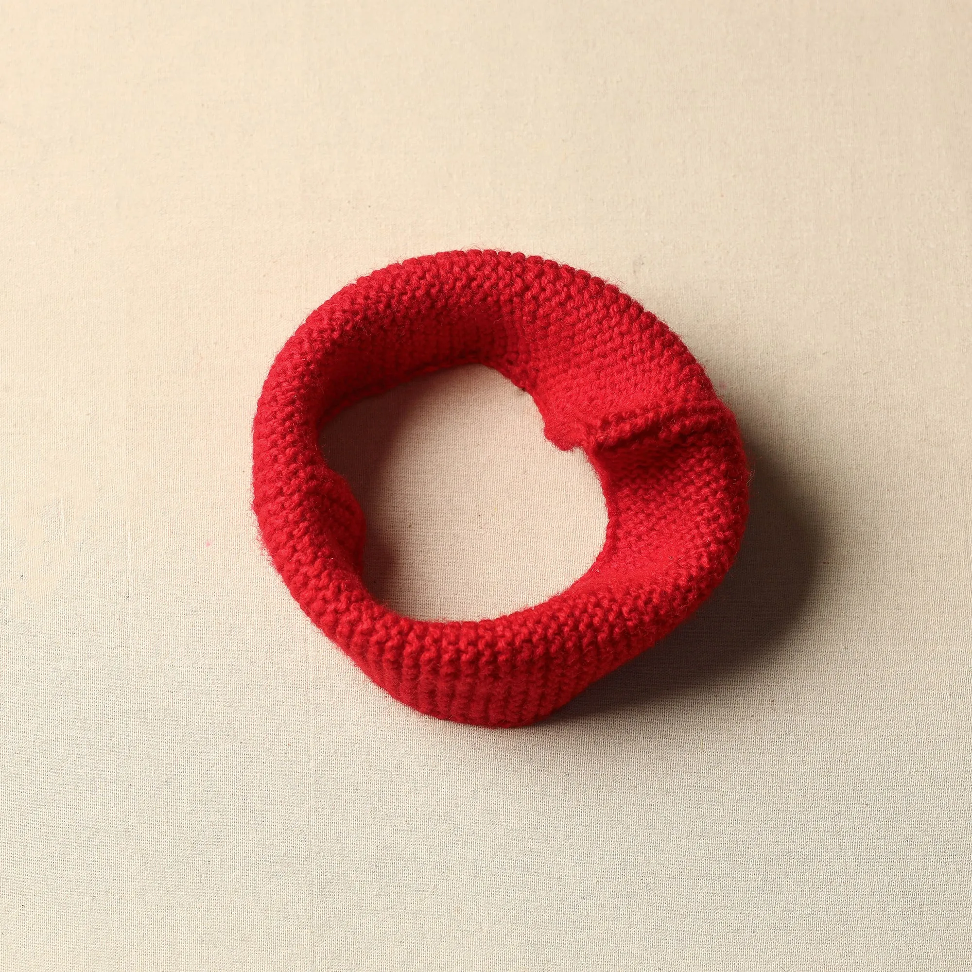 Red - Kumaun Hand Knitted Woolen Warm Headband 43