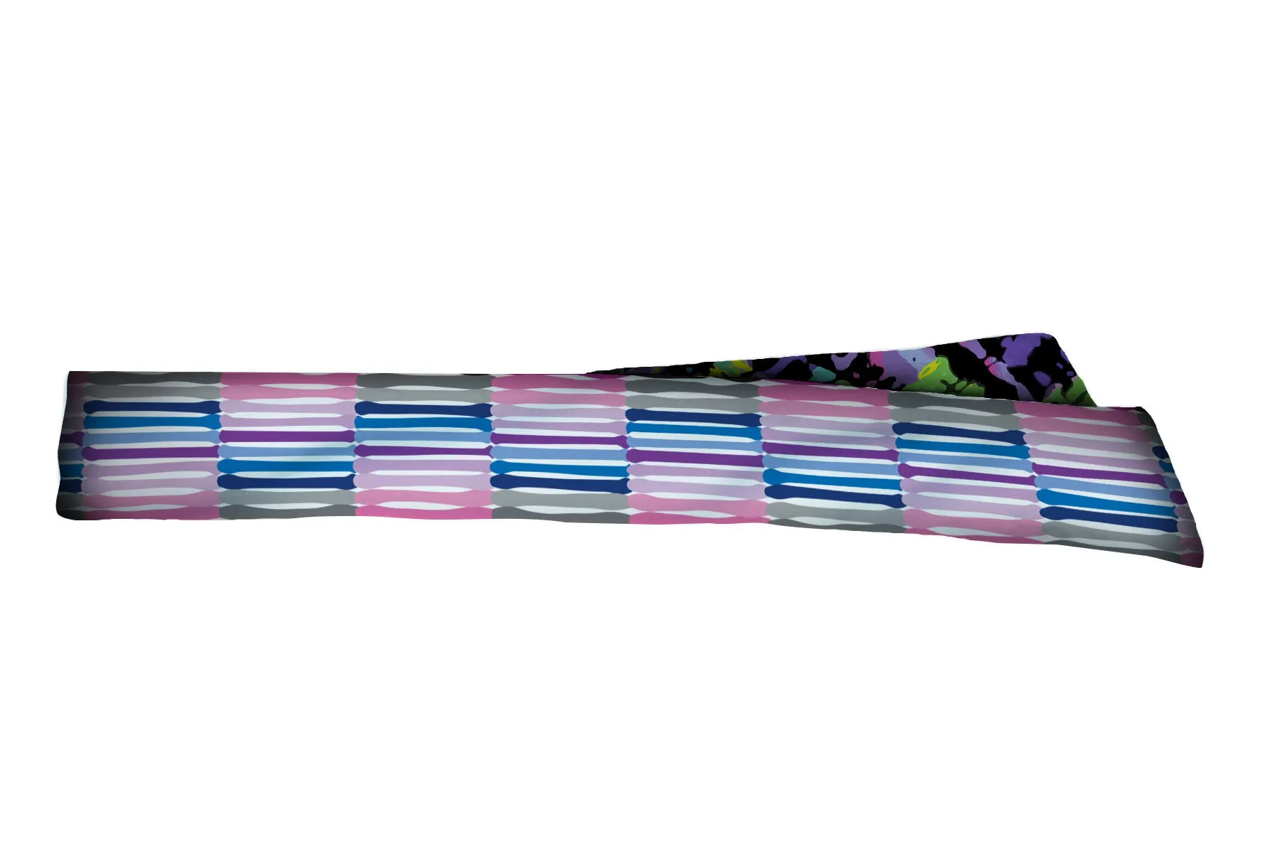 REVERSIBLE Modern Art Mash Up/Miami Bars Head Tie (SKU 3135 HTB)