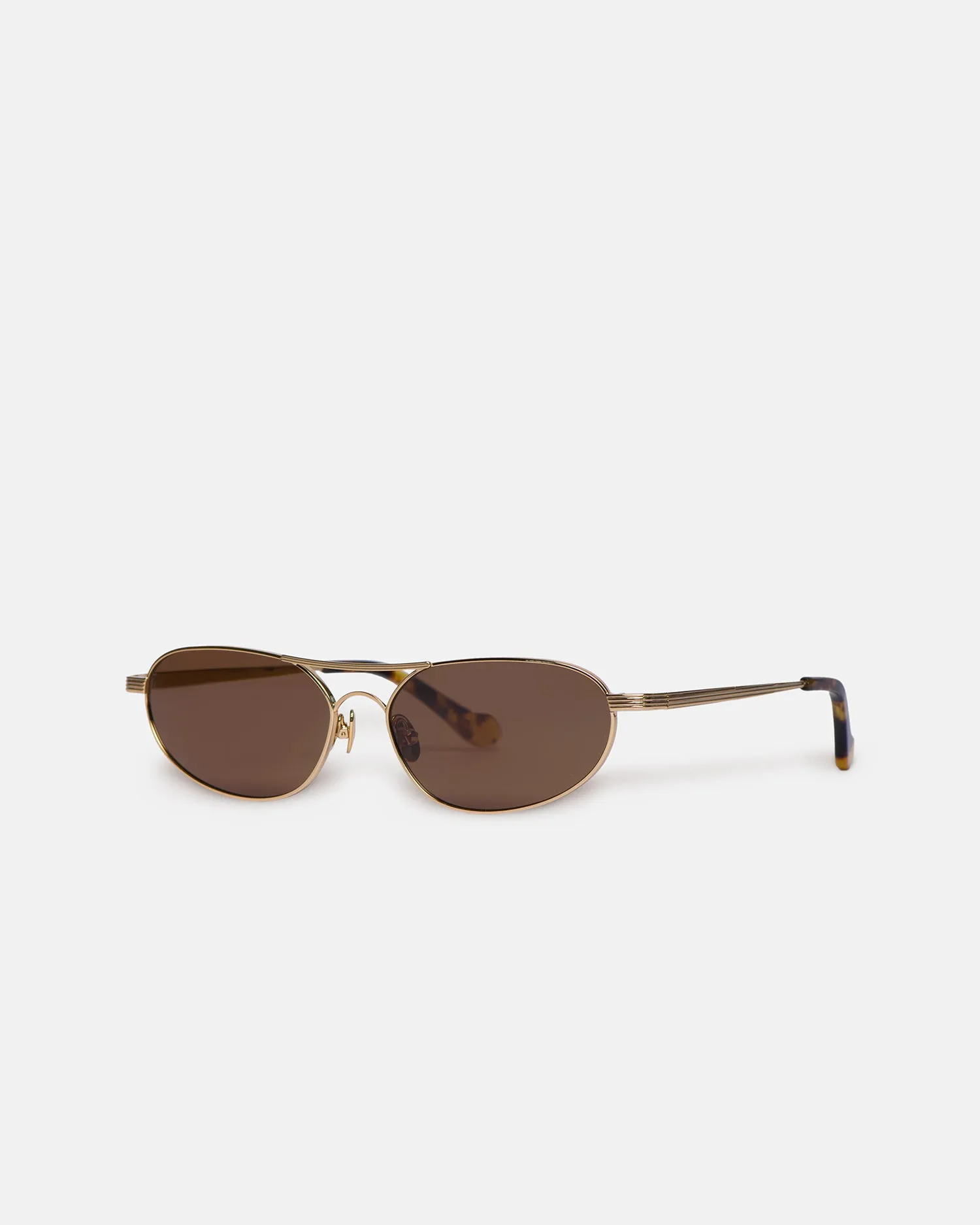 Serina - Gold-Tone Aviator-Style Sunglasses - Gold