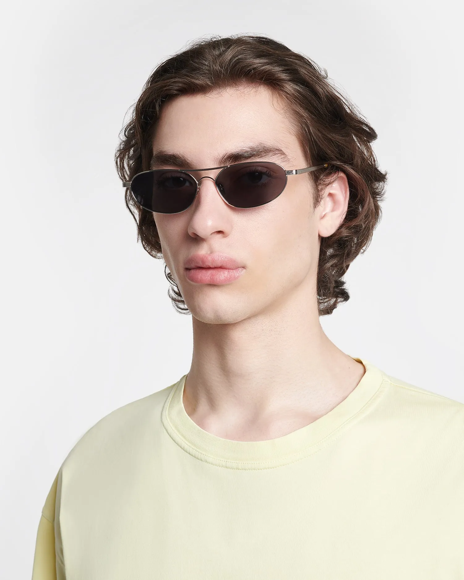 Serina - Gold-Tone Aviator-Style Sunglasses - Gold