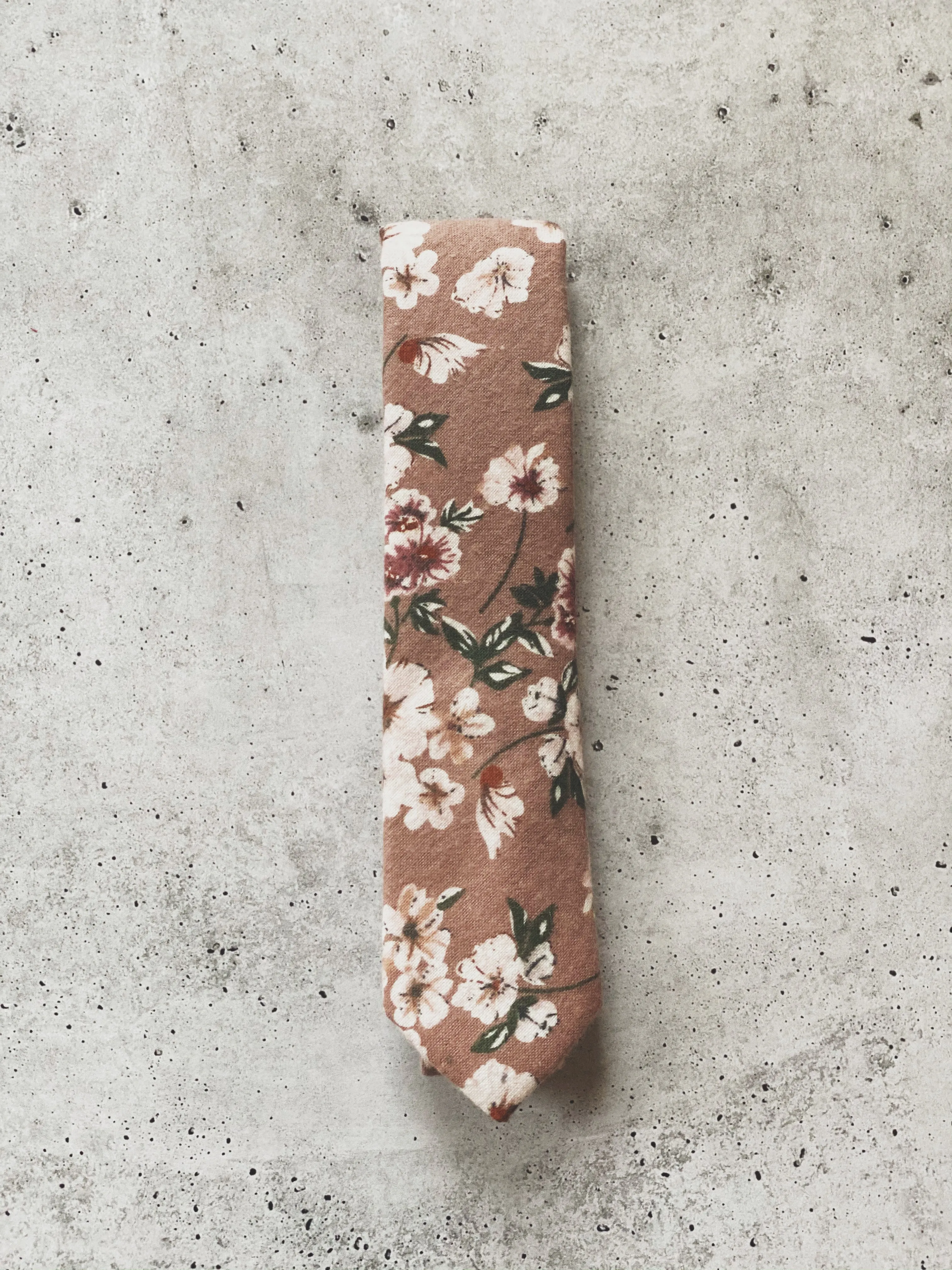 Silas Cotton Floral Neck Tie