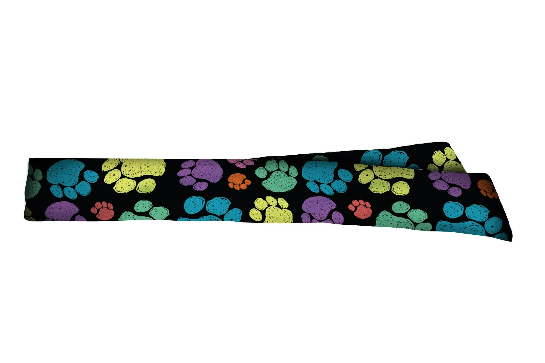 Sketchy Paw Prints Multi Head Tie (SKU 1838 HTB)