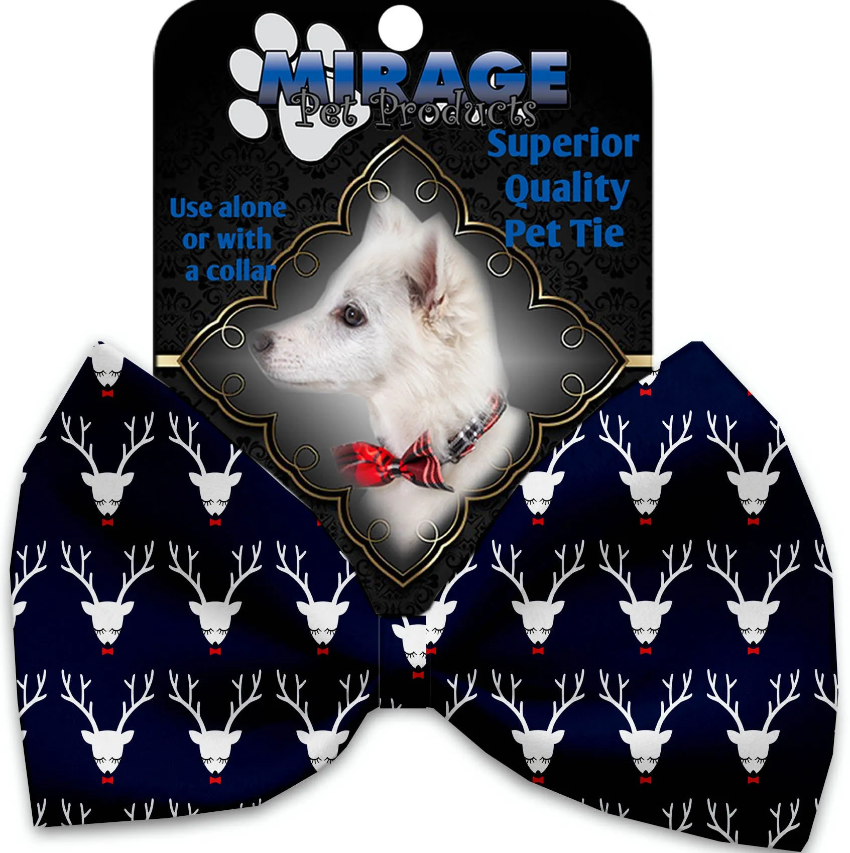 Team Prancer Pet Bow Tie