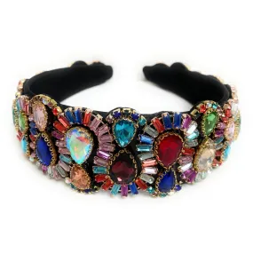 Victoria Multicolor Jeweled Headband